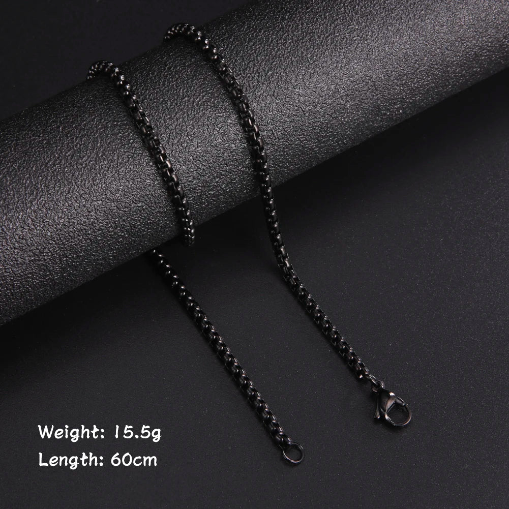 60cm Chain Necklace Stainless Steel