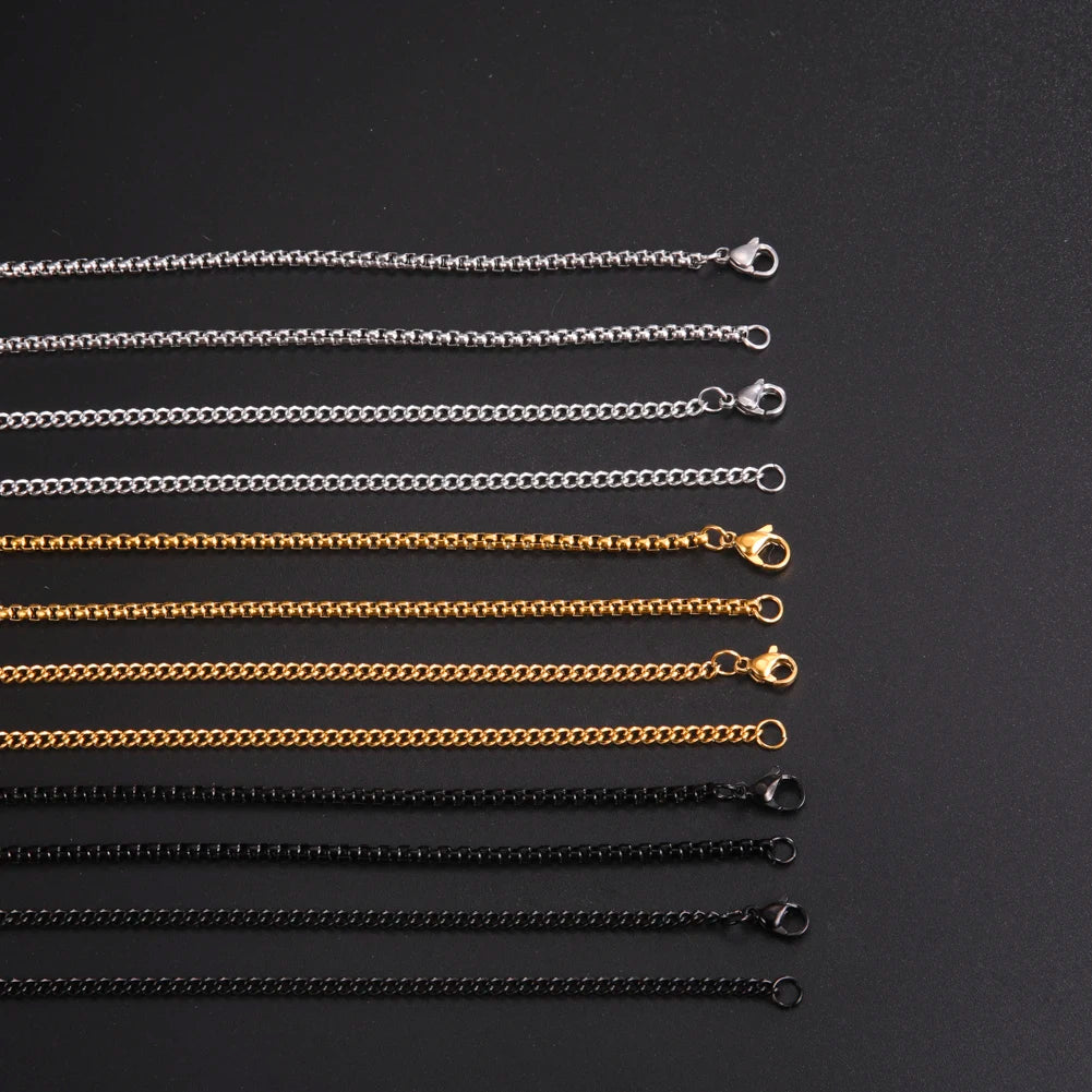 60cm Chain Necklace Stainless Steel