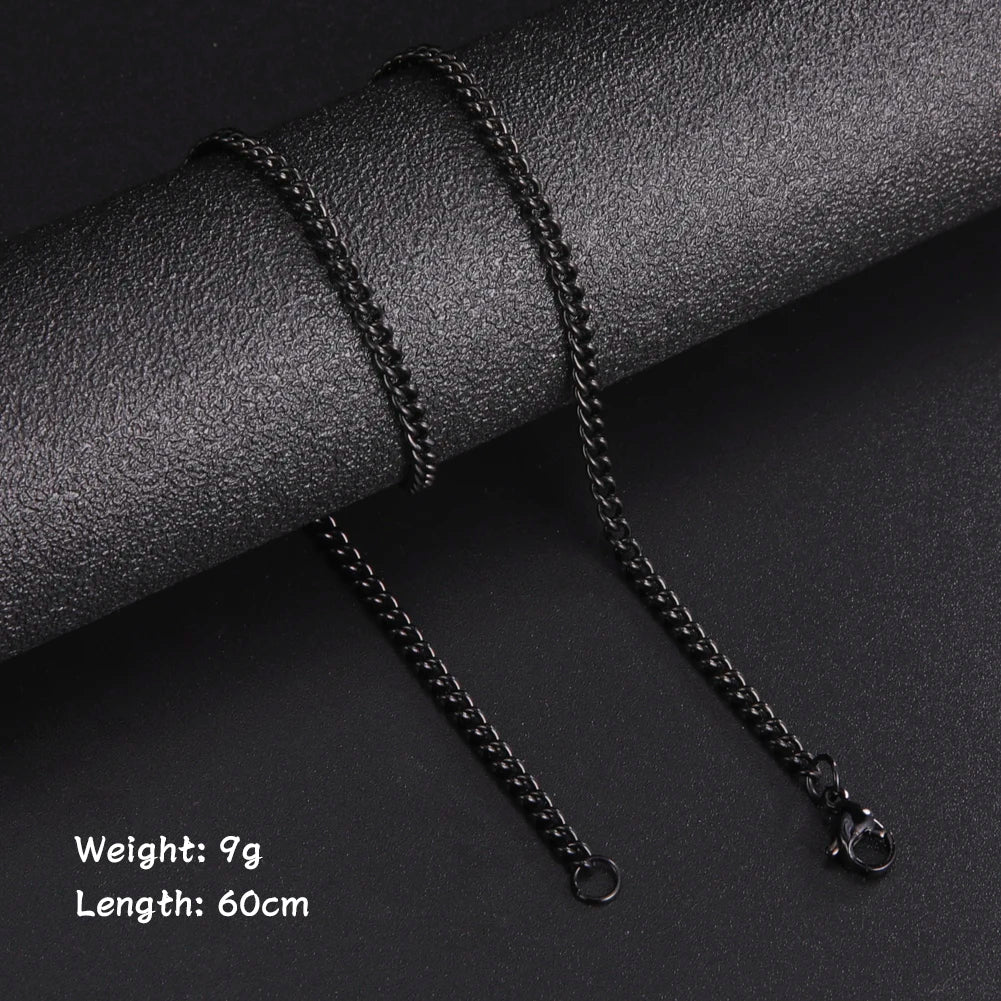 60cm Chain Necklace Stainless Steel
