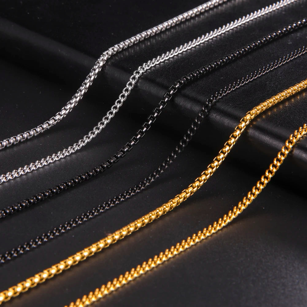 60cm Chain Necklace Stainless Steel